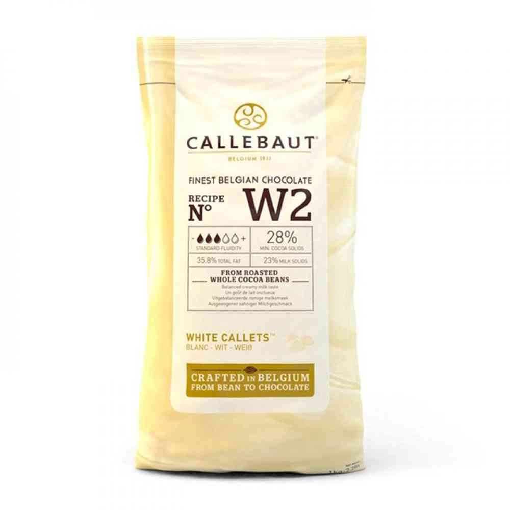 Imagem de Chocolate Branco Callets 28% 1 Kg W2-BR-U73 - CALLEBAUT